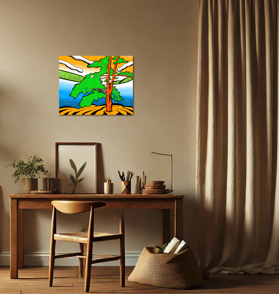 Mystic Lines - Canvas Prints | Canadian Landscape Wall Art Decor