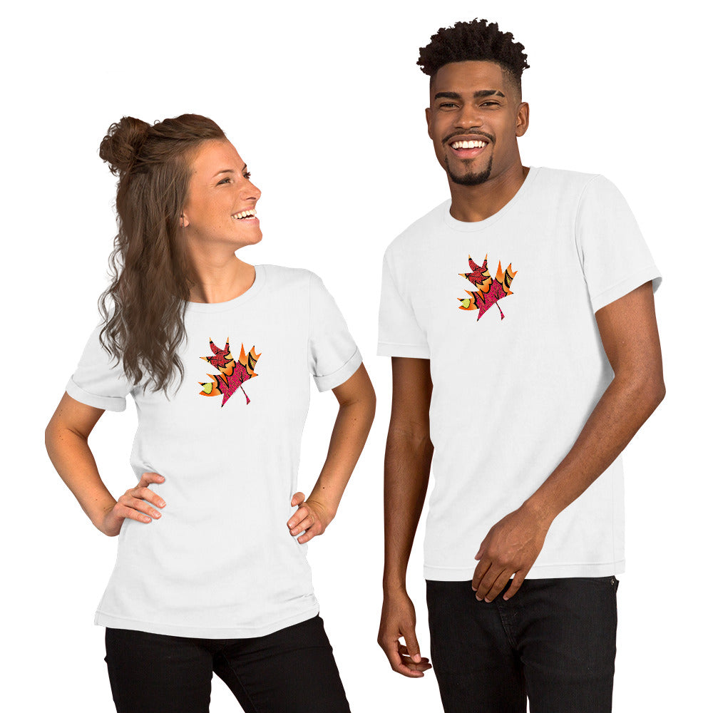 Haliburton maple leaf unisex t-shirt