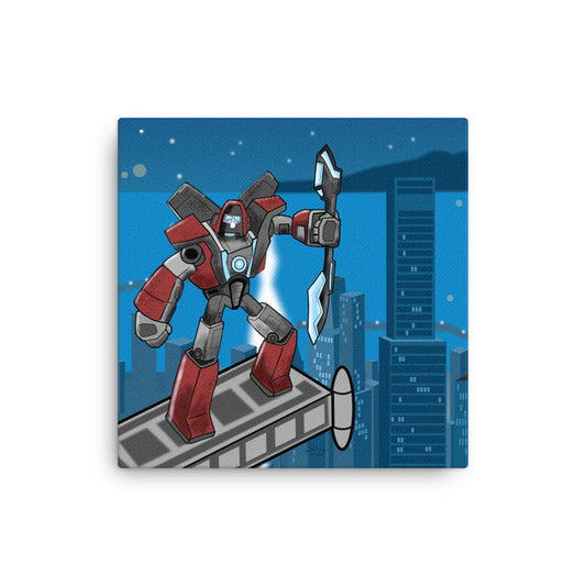 The  Staff Robot Illustration | Canvas - Canadian Inspired