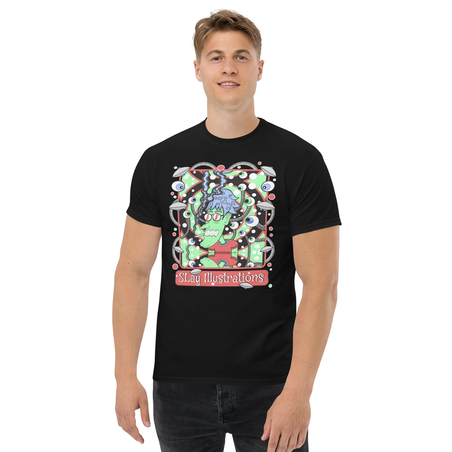 Crazy Carter Groovy T-Shirt - Unisex classic tee | 60s Psychedelic Streetwear | Canadian Made