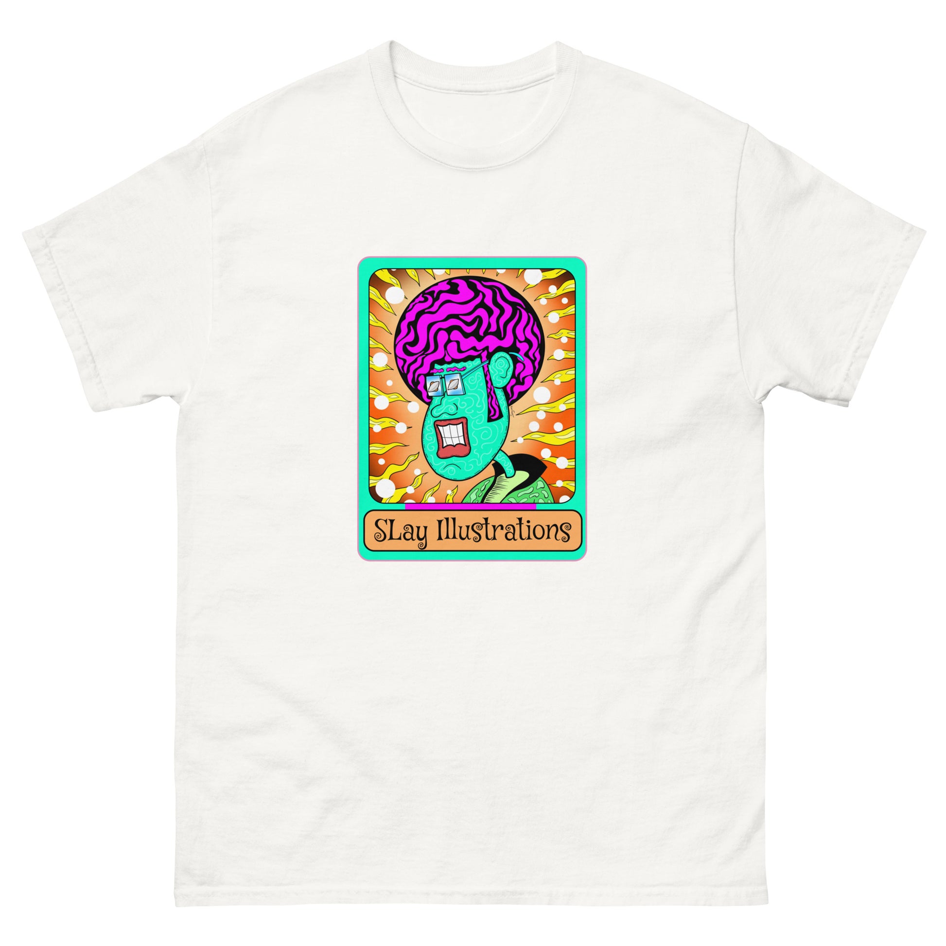 Zone Zach Unisex classic tee -white