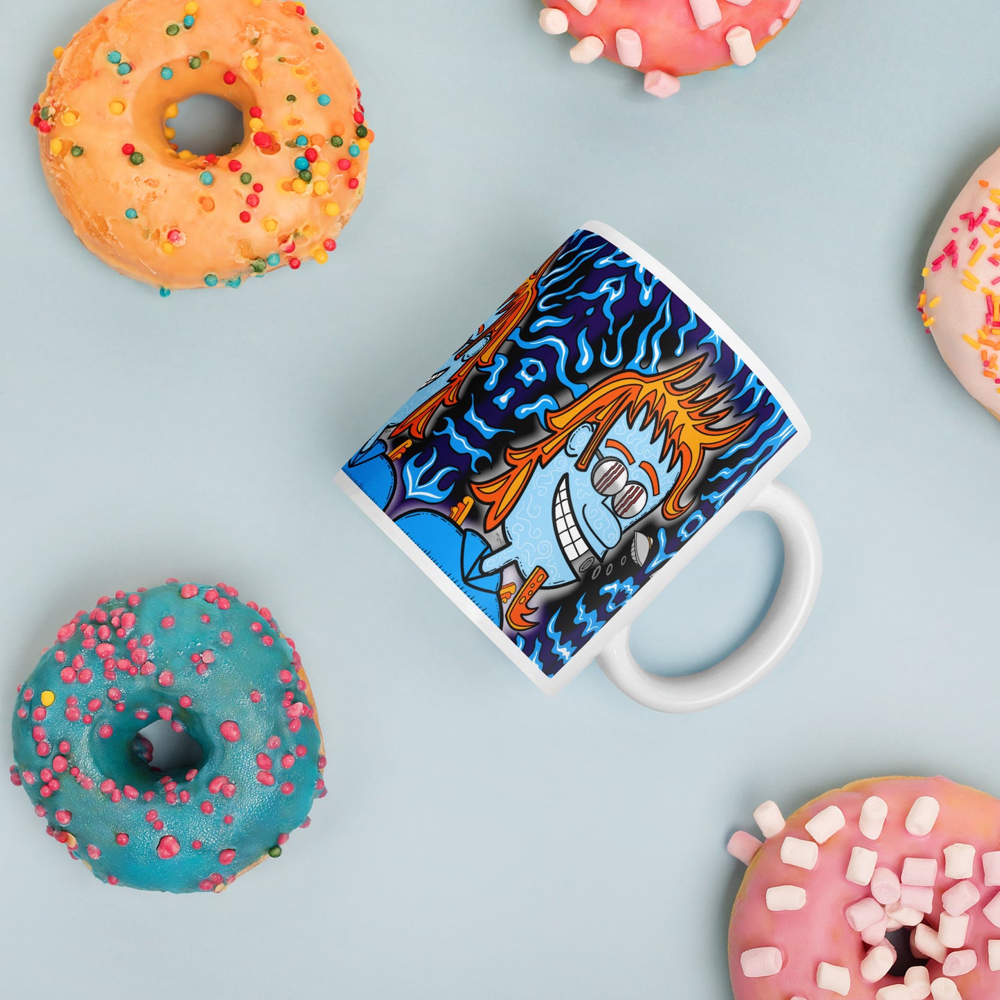Groovy Gus Coffee Mug | Psychedelic Retro Drinkware