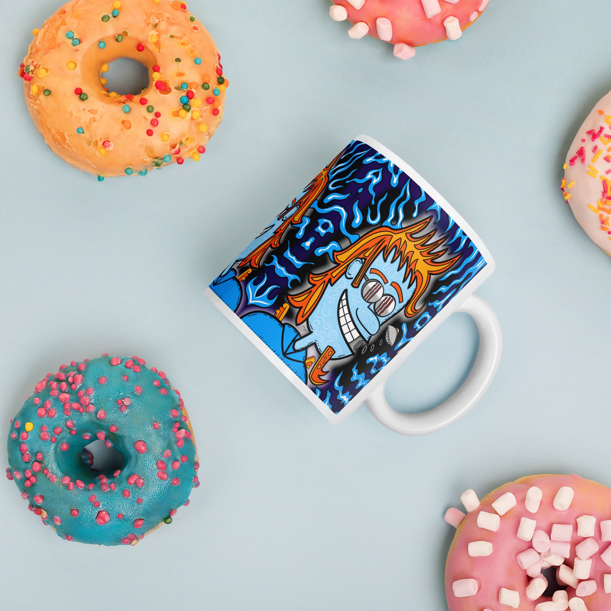 Groovy Gus Coffee Mug | Psychedelic Retro Drinkware