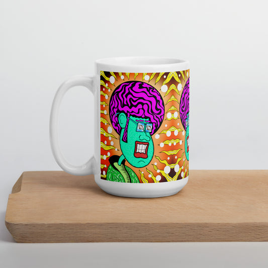Zone Zach Coffee Mug | Psychedelic Retro Drinkware