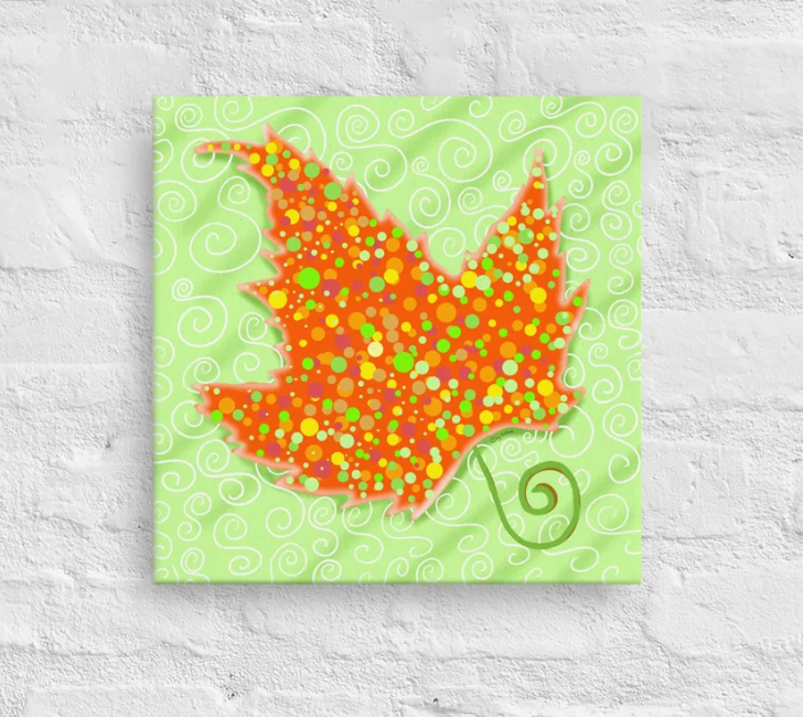 Leaf Motif Canvas Prints | Canadian Premium Prints
