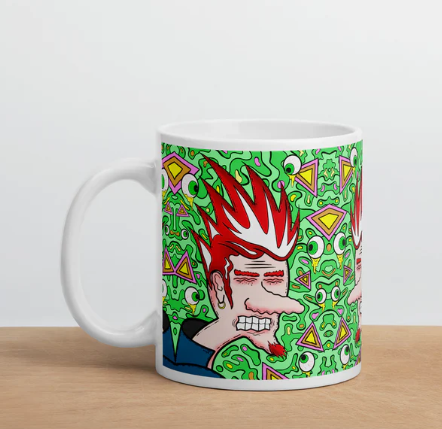 Groovy Psychedelic Coffee Mugs | Retro Ceramic Drinkware Canada
