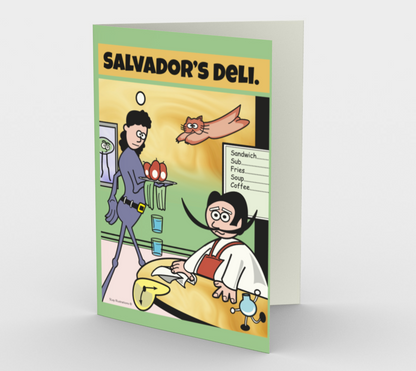 Salvador's Deli - Greeting Card