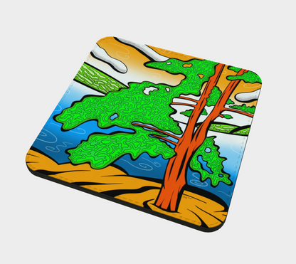 Mystic Lines - Drink Coaster