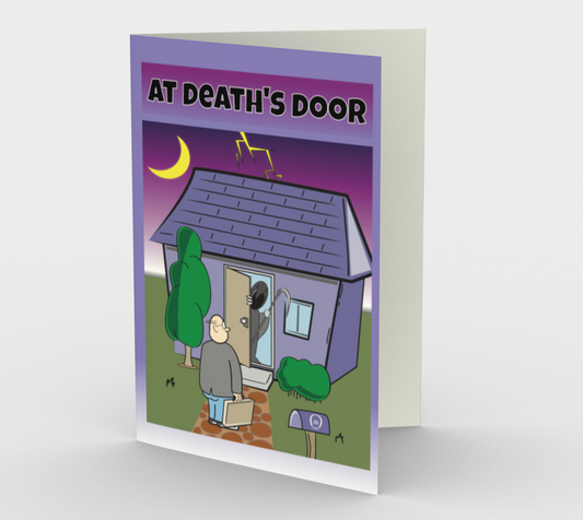 At Death's Door - greeting card