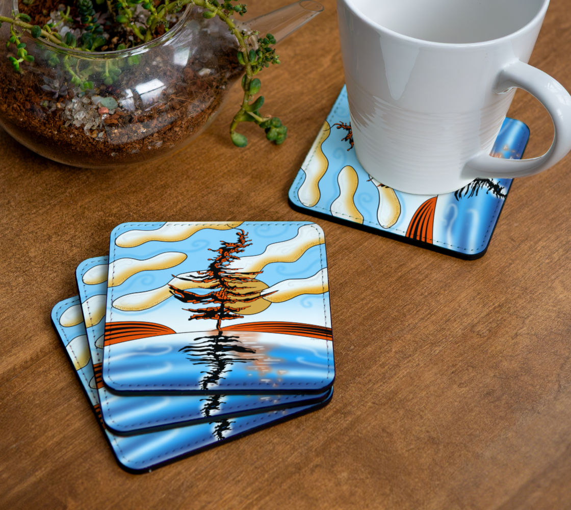 Shimmering Sunset - Drink Coaster