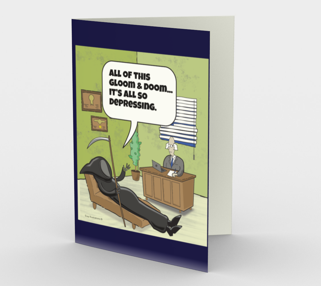 Gloom & Doom - Greeting Card