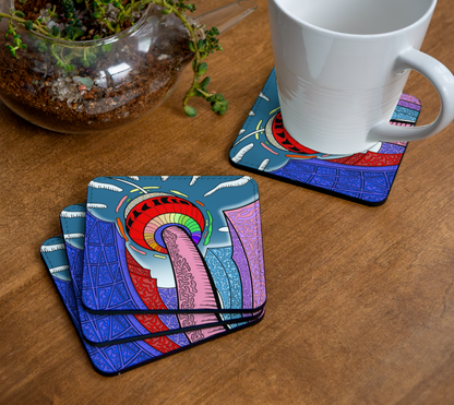 Calgary Tower - Drink Coaster