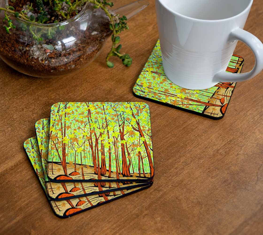 Deep into Fall - Drink Coaster