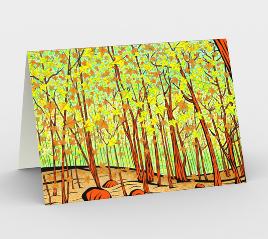 Deep into Fall_Greeting Card
