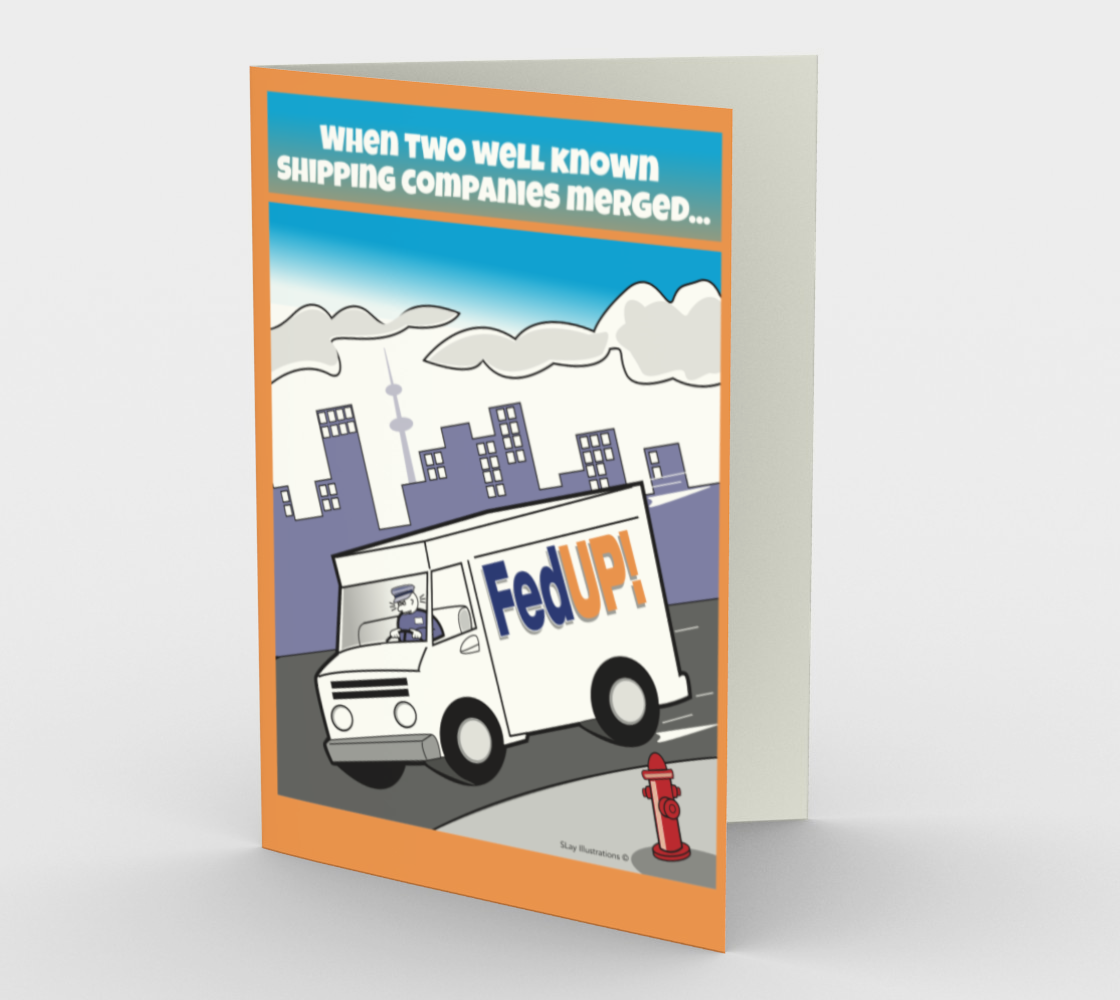 Fed Up Greeting Card