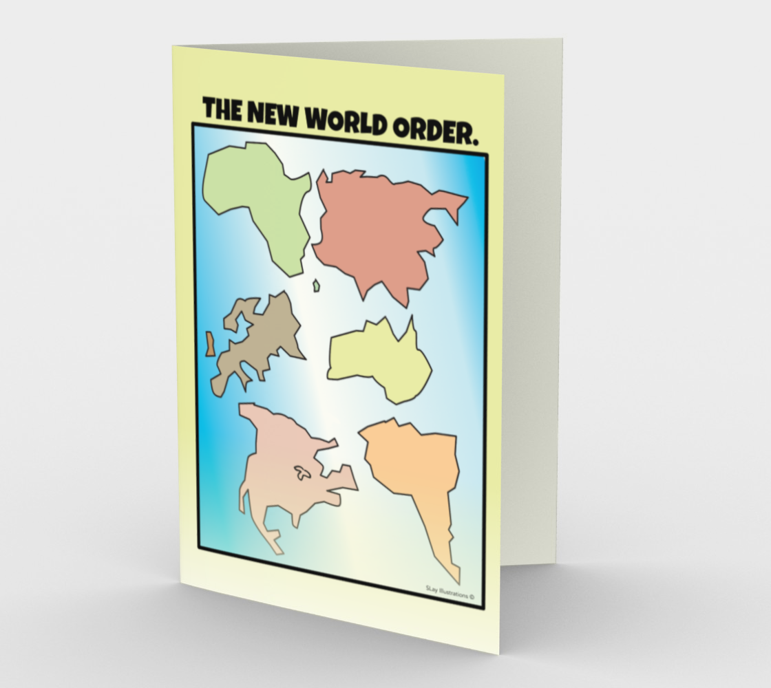 New World Order - Greeting Card