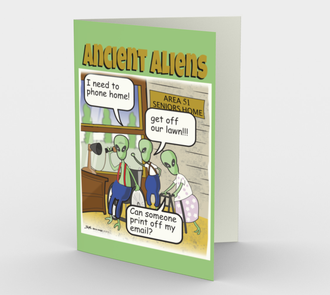 Ancient Aliens - Greeting Card