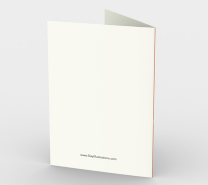 Groovy 8-Bit Recharge =Greeting Card