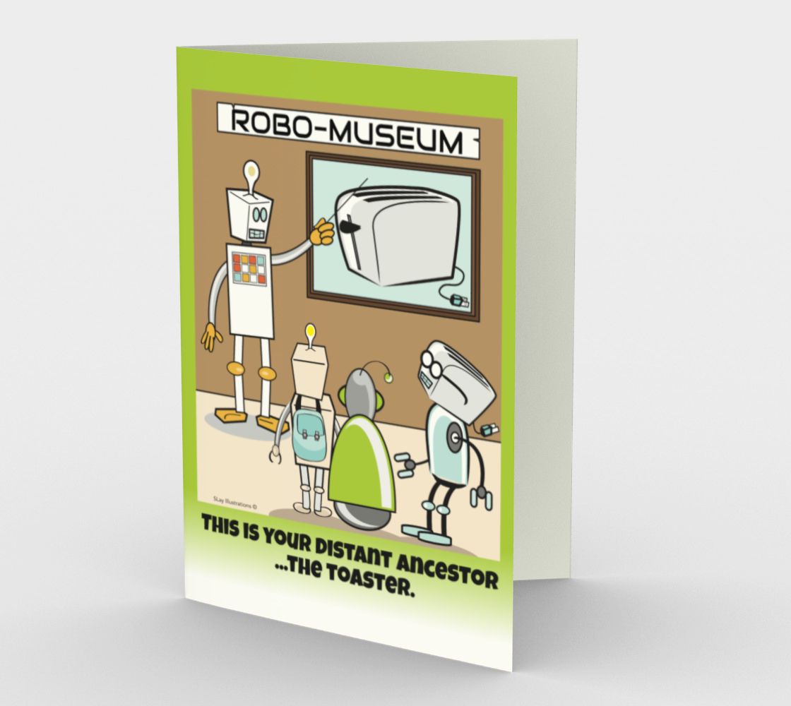 Robo Museum - Greeting Card