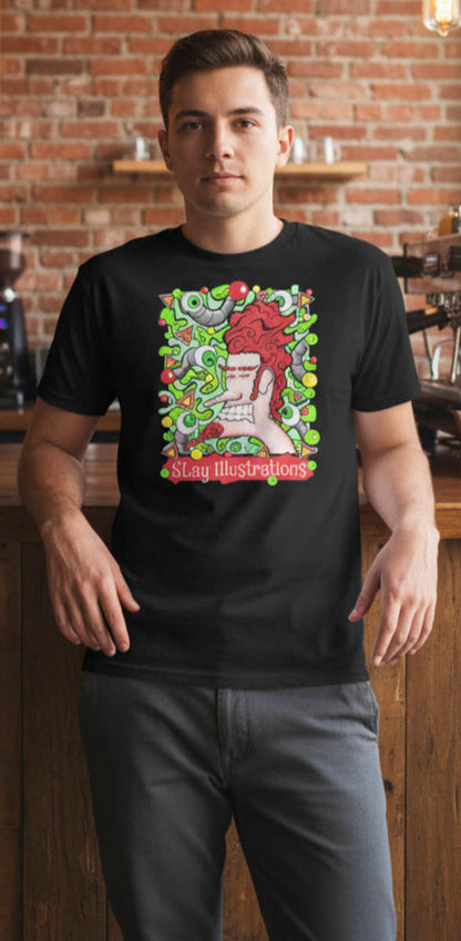 Anxious Adrian Unisex Tee Psychedelic 
