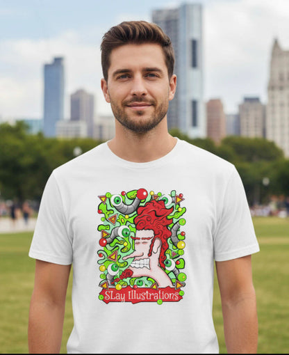 Anxious Adrian Unisex Tee Psychedelic 