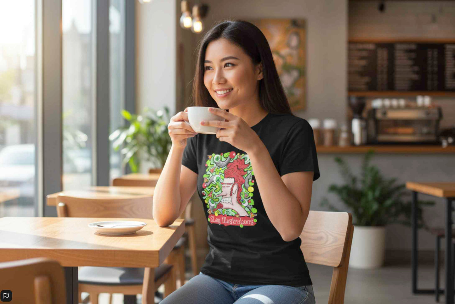 Anxious Adrian Unisex Tee Psychedelic 
