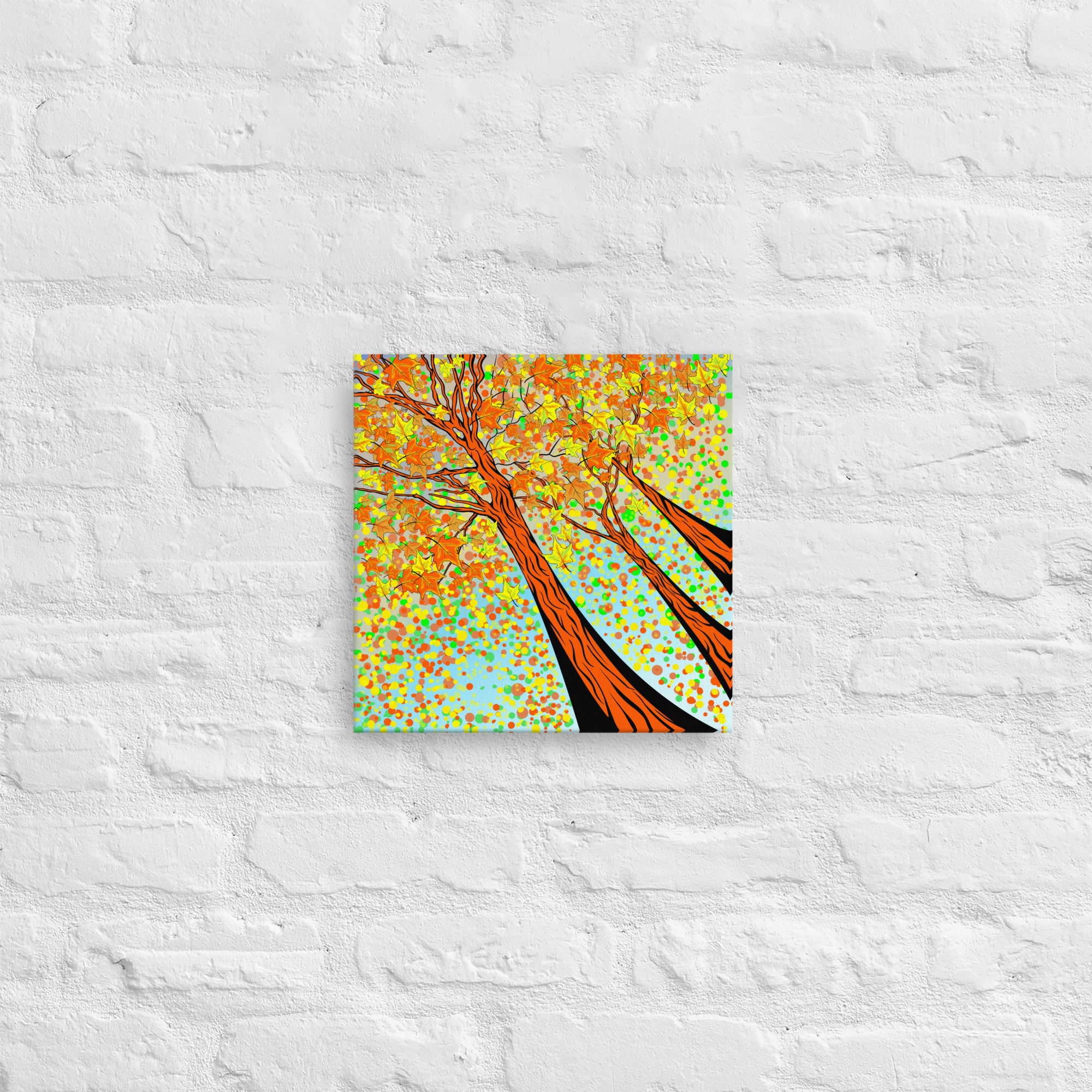 Autumn Grandeur Psychedelic Fall Forest | Wall Art – SLay