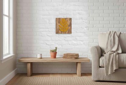 Autumn Oak Leaf Canvas Print | Autumn Illustration