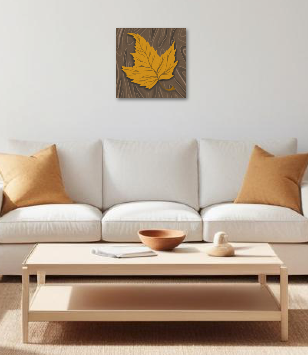Autumn Splendor Canvas Print   Fall Illustration