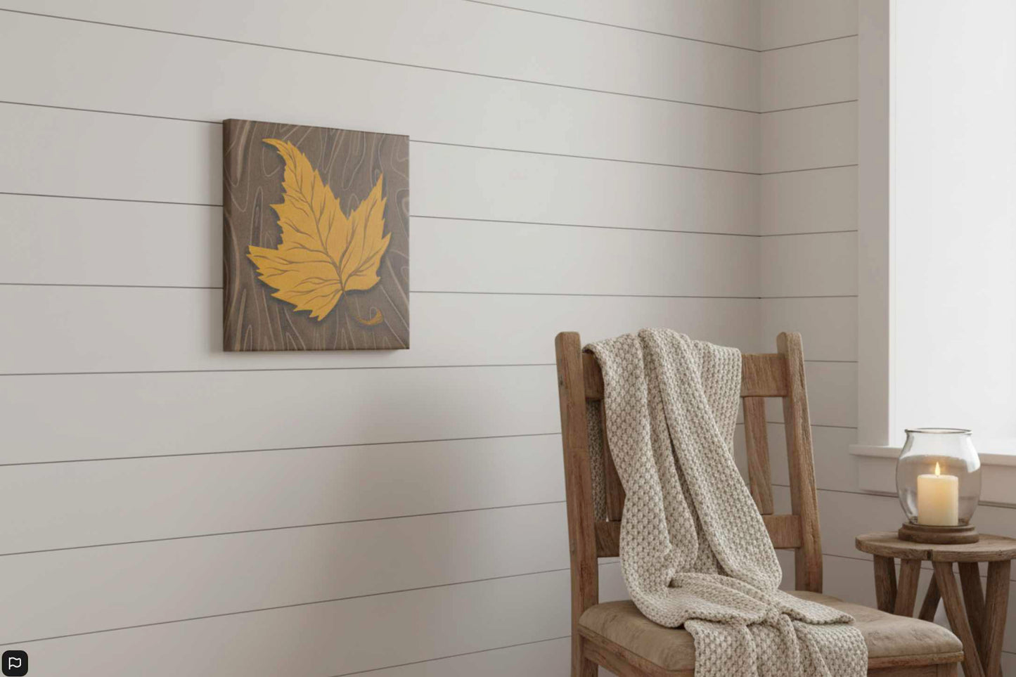 Autumn Splendor Canvas Print   Fall Illustration