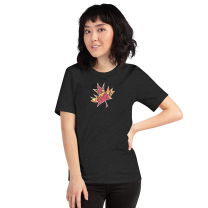 Haliburton maple leaf unisex t-shirt