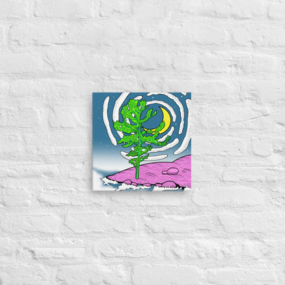 Contemporary abstract Canadian art featuring Lake Superior's granite rocks and white pines for home decor