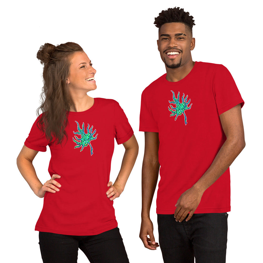 Trippy Maple Leaf T-Shirt Retro Canadian Fashion
