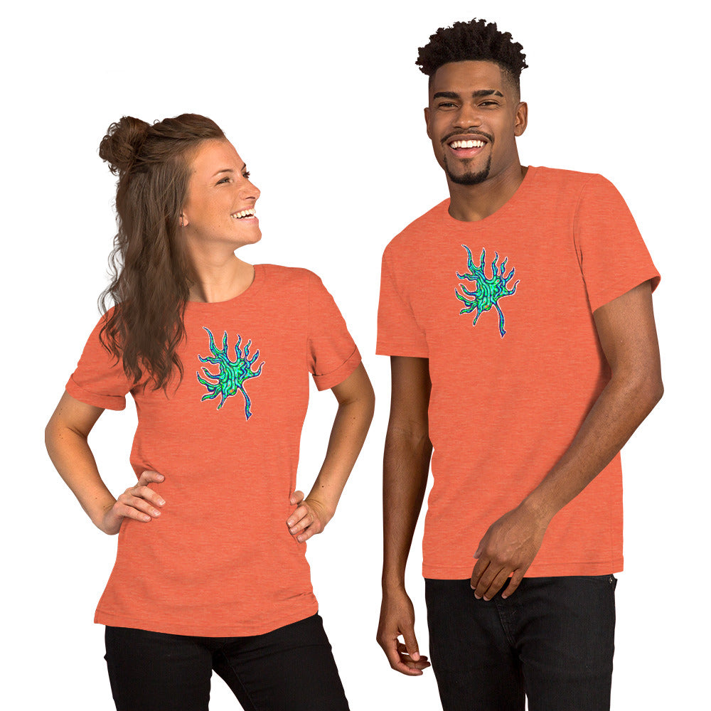 Trippy Maple Leaf T-Shirt Retro Canadian Fashion
