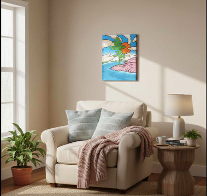 Contemplation - Canvas Print Modern Wall Art