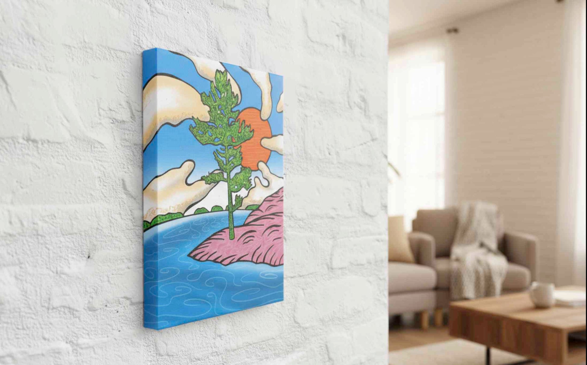 Contemplation - Canvas Print Modern Wall Art