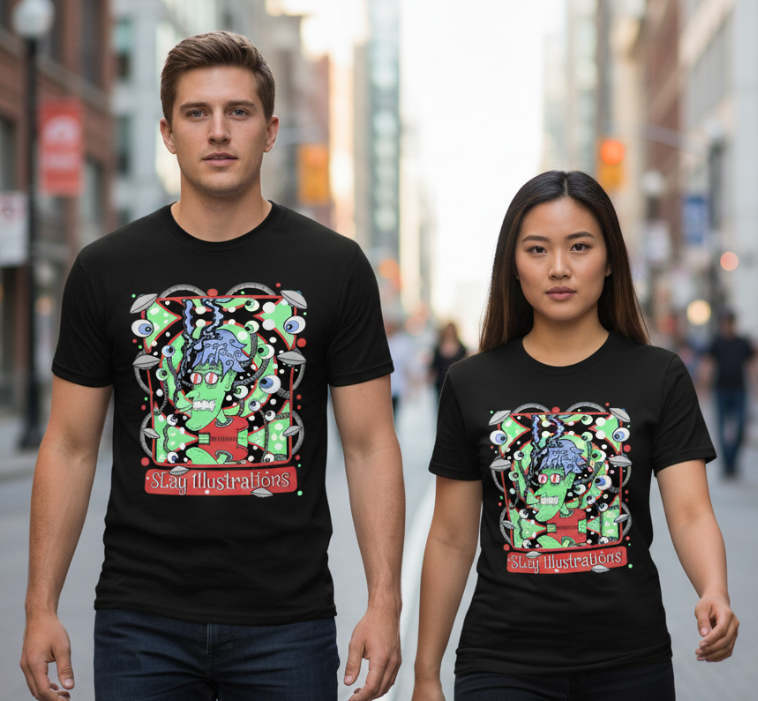 Crazy Carter Groovy T-Shirt Retro Streetwear