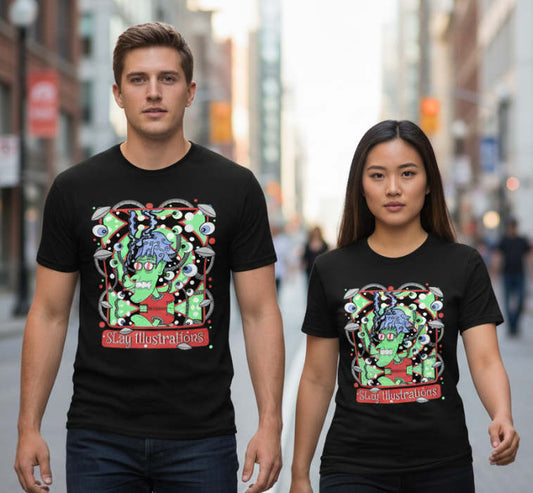 Crazy Carter Groovy T-Shirt Retro Streetwear