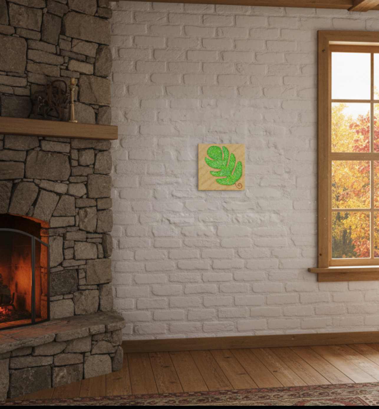 Magnificent Oak Canvas Print   Autumn Illustration