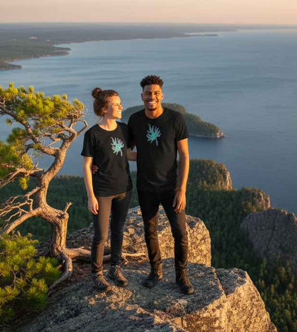 Eastern Shore Maple - Unisex t-shirt | Trippy Maple Leaf Tees - Cottage Country | SLay Illustrations