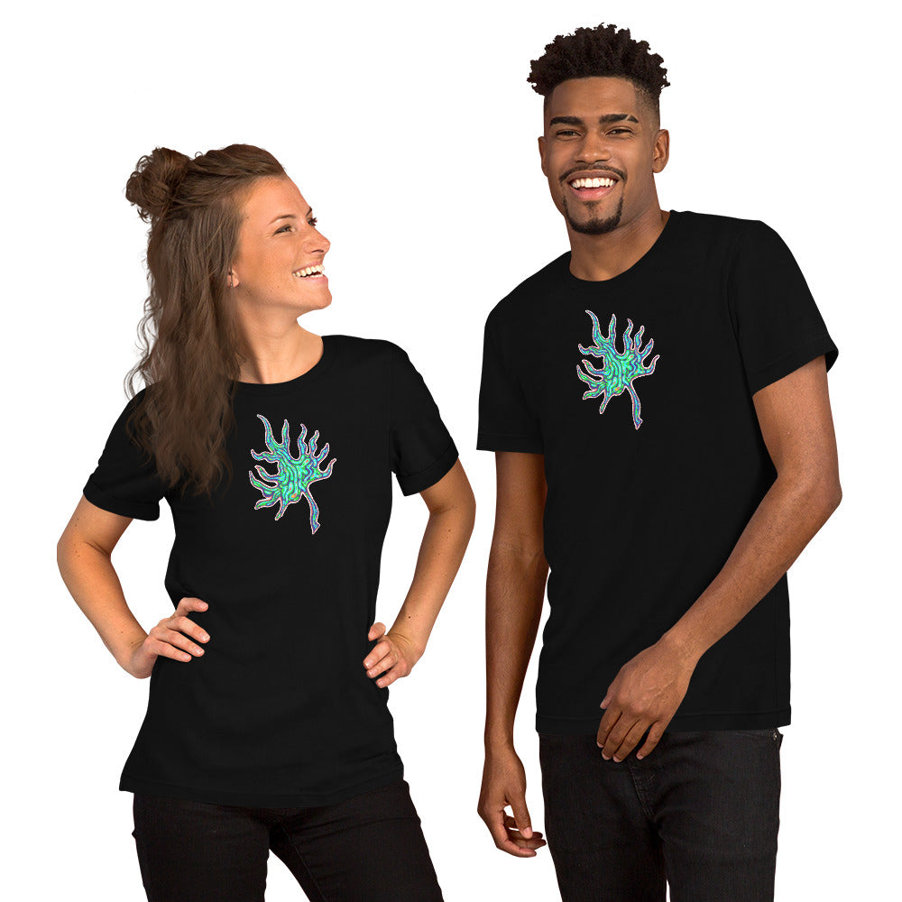 Trippy Maple Leaf T-Shirt Retro Canadian Fashion
