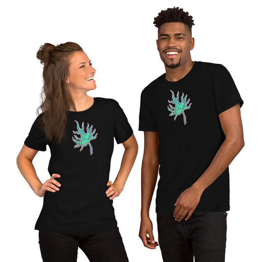 Trippy Maple Leaf T-Shirt Retro Canadian Fashion