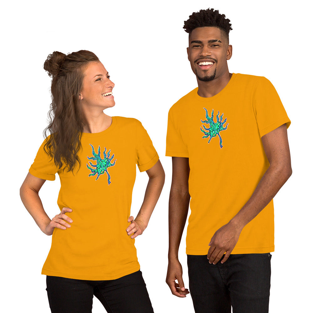 Trippy Maple Leaf T-Shirt Retro Canadian Fashion