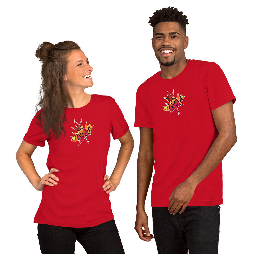 Haliburton maple leaf unisex t-shirt