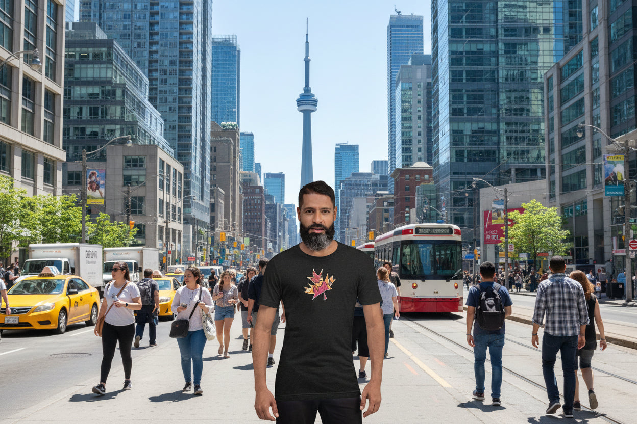 Haliburton maple leaf unisex t-shirt