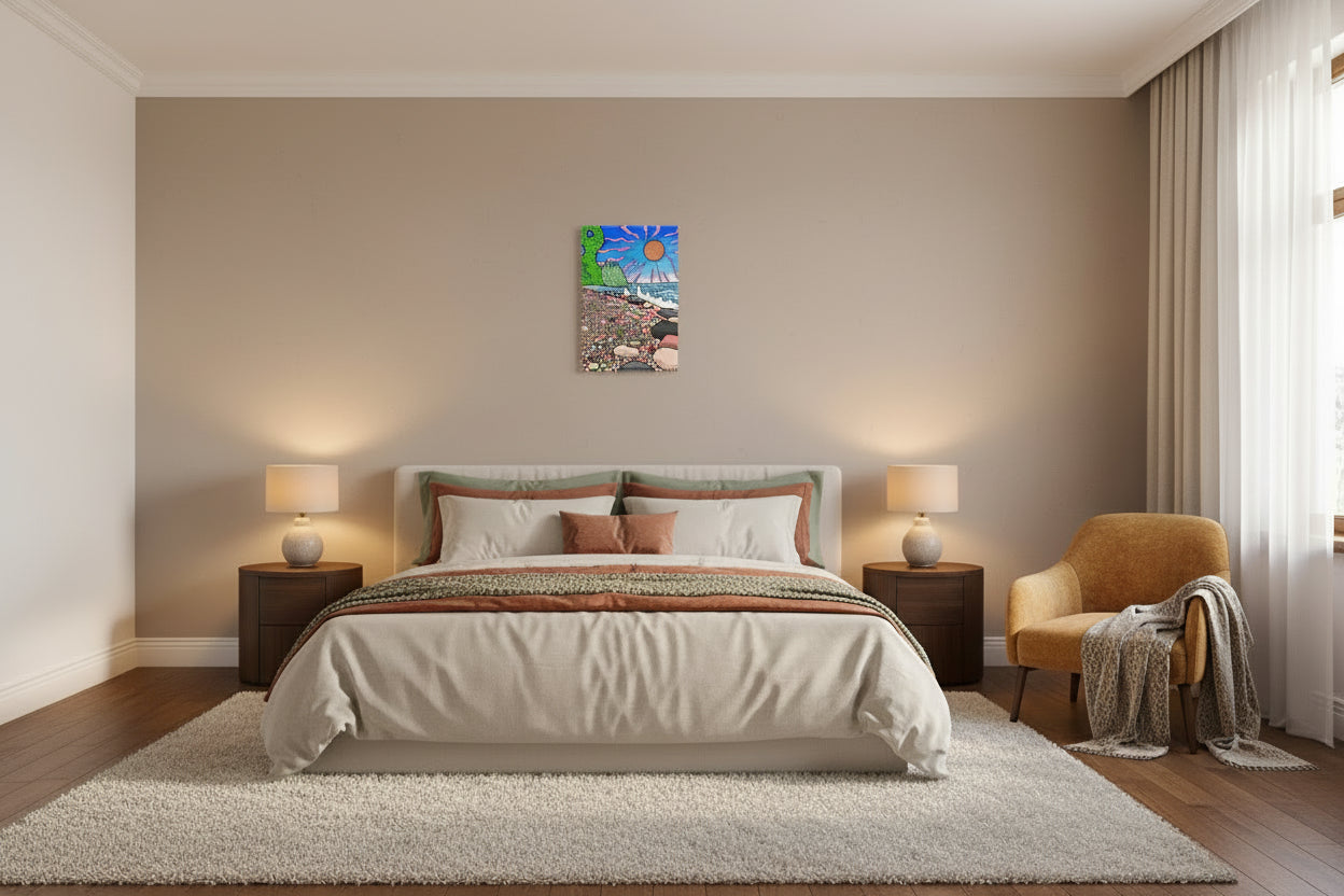 Pancake Sun Illustration 01   Canadian Wall Art Decor