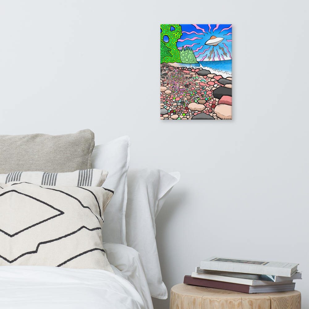 Pancake UFO V2 - Canvas Print   Canadian Landscape Wall Art Decor