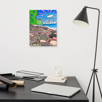 Pancake UFO V2 - Canvas Print   Canadian Landscape Wall Art Decor
