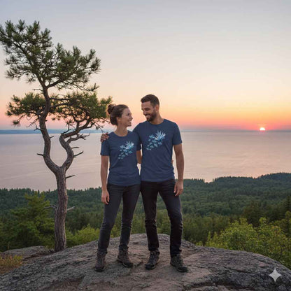 Trippy Maple Leaf Unisex T-Shirt Canadian Fashion