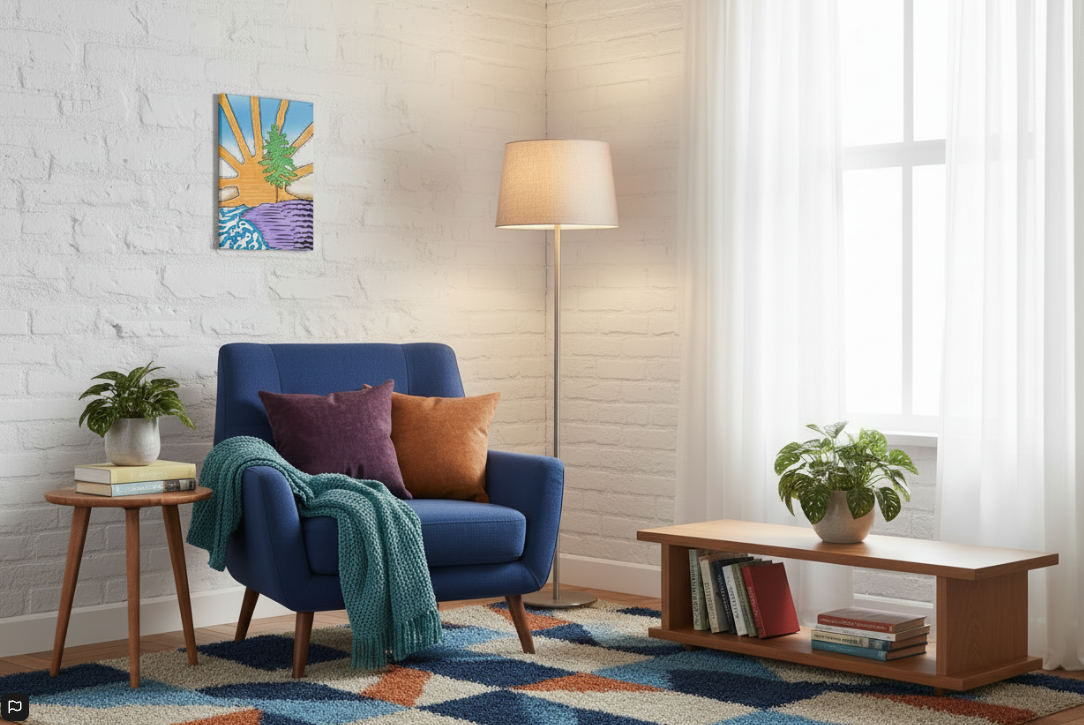 Sundown in Batchawana trippy canvas print. Lake Superior golden hour art for cottage and modern home decor gift